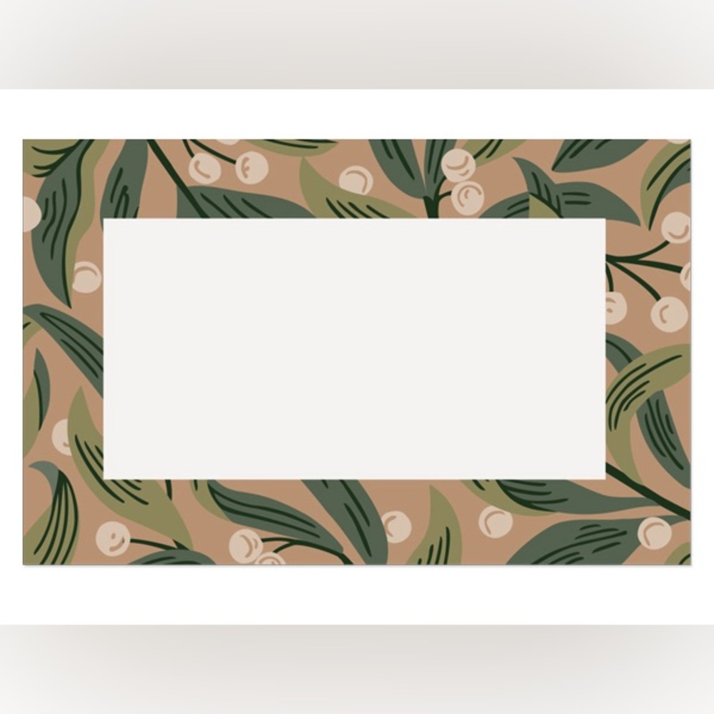 White Berries Enclosure Card 3.5x2.25" Pack of 50